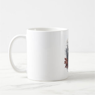 Totenkopf- und Rabenprophezeiung Kaffeetasse