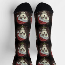 TOTENKOPF WEIHNACHTSMANN SCHÄDEL, WEIHNACHTEN SKEL