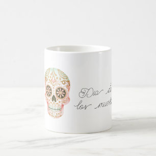 Totenkopf zum Tag der Toten Kaffeetasse