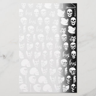 Totenköpfe Horror Goth Death Rock Monster Briefpapier