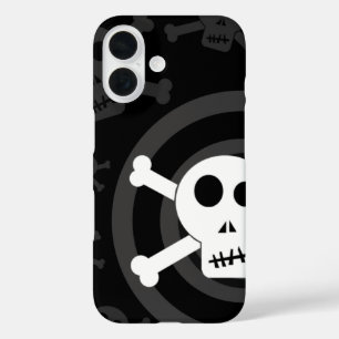 =[ Totenköpfe & Kreuzknochen ]=  iPhone 16 Hülle