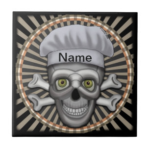 Totenkopfkoch Fliese
