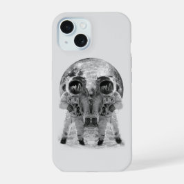 Totenkopfmond iPhone 15 Hülle