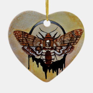 Totenkopfmoth Keramikornament