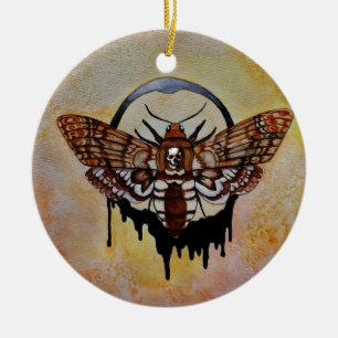 Totenkopfmoth Keramikornament