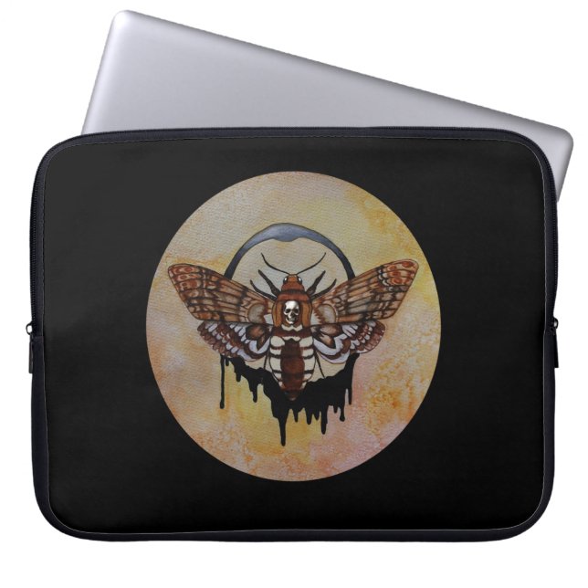 Totenkopfmoth Laptopschutzhülle (Vorderseite)