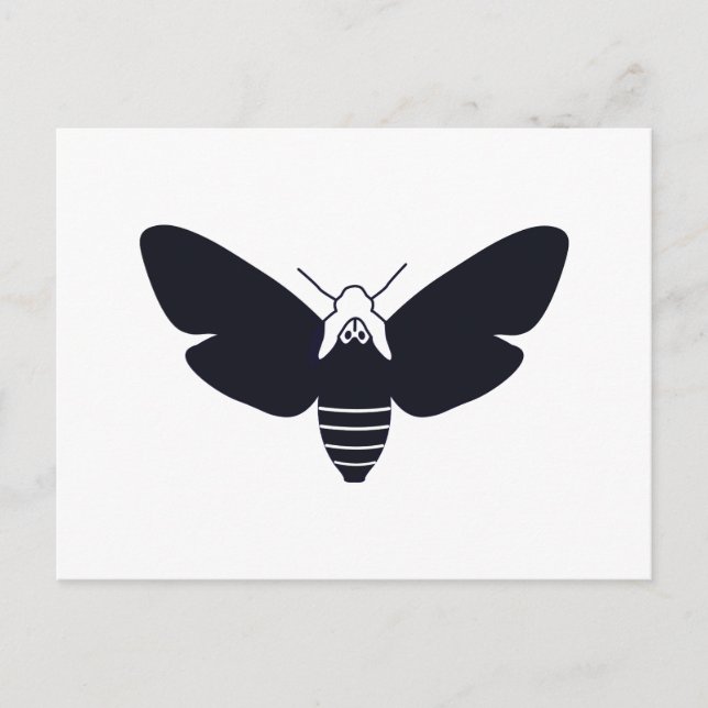 Totenkopfmoth Postkarte (Vorderseite)