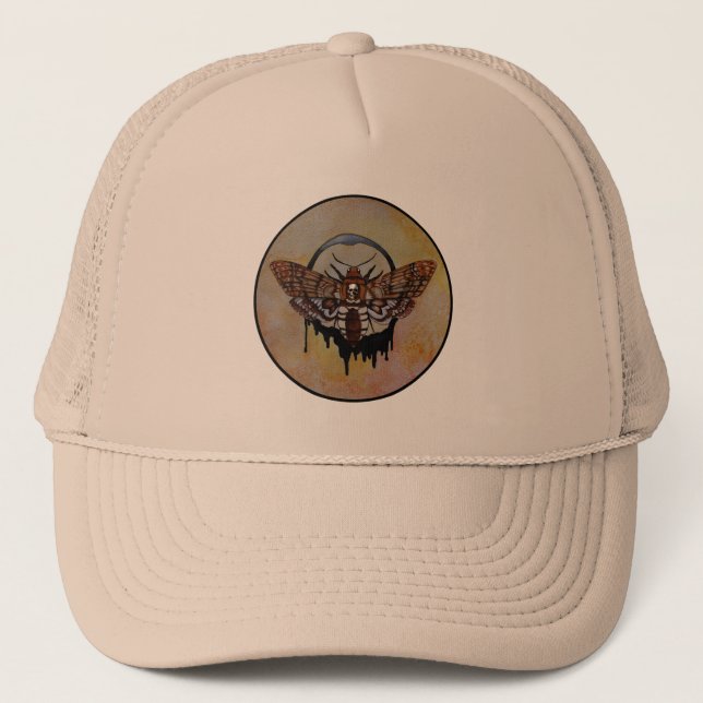 Totenkopfmoth Truckerkappe (Vorderseite)