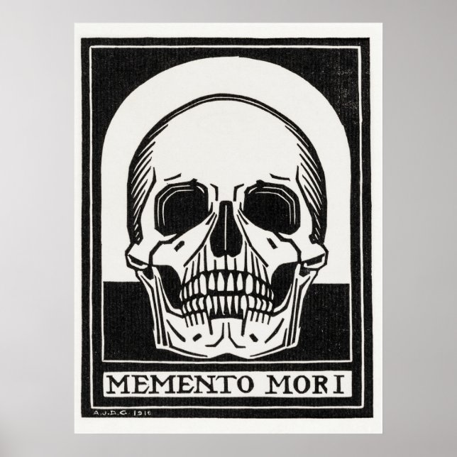 Totenkopfposter Poster (Vorne)