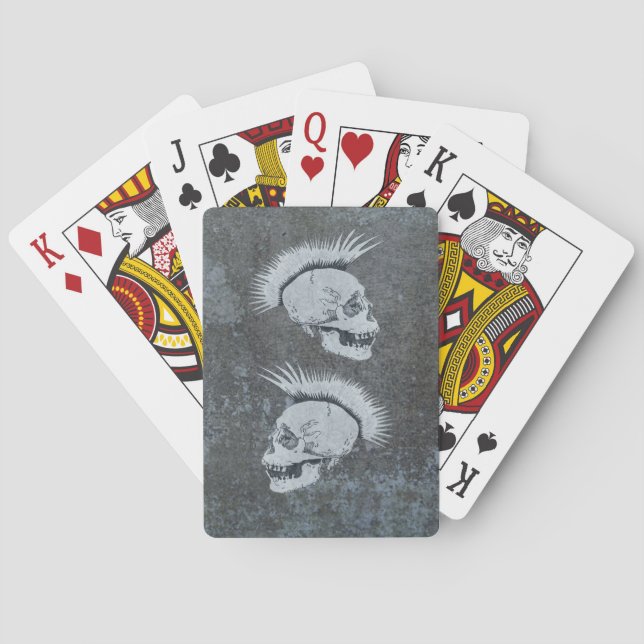 Totenkopfs. Spielkarten Packung. (Rückseite)