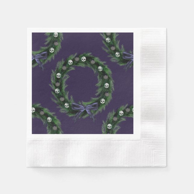Totenkranz Serviette (Vorderseite)