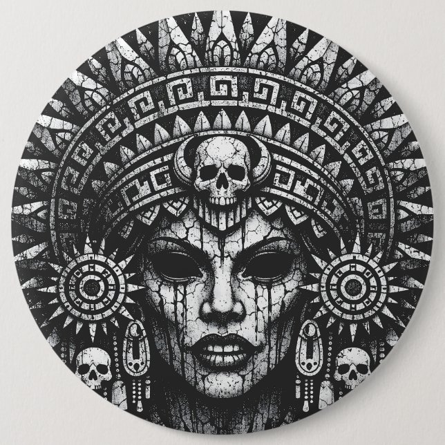 Totenkronenpriesterin — von BurnsInHell Button (Vorderseite)