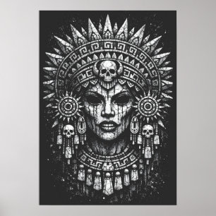 Totenkronenpriesterin — von BurnsInHell Poster