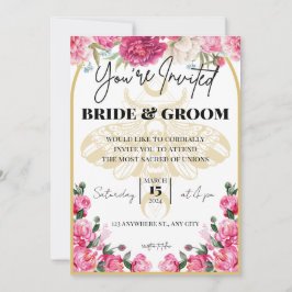 Totenmond Hochzeit - Einladung