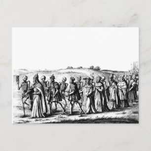 Totenprozessions-Postkarte Postkarte