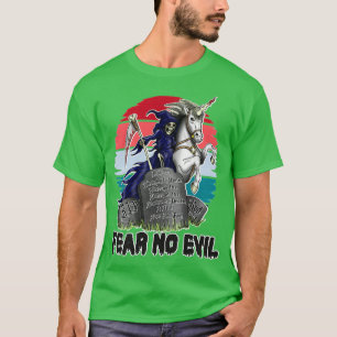 Totenrennen Unicorn Furcht vor dem bösen Skelett T-Shirt
