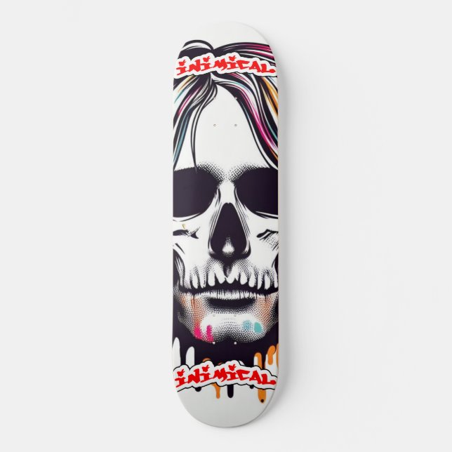 Totenrocker Skateboard (Vorderseite)