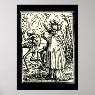 Totentanz, Dance of macabre (Holbein) Poster