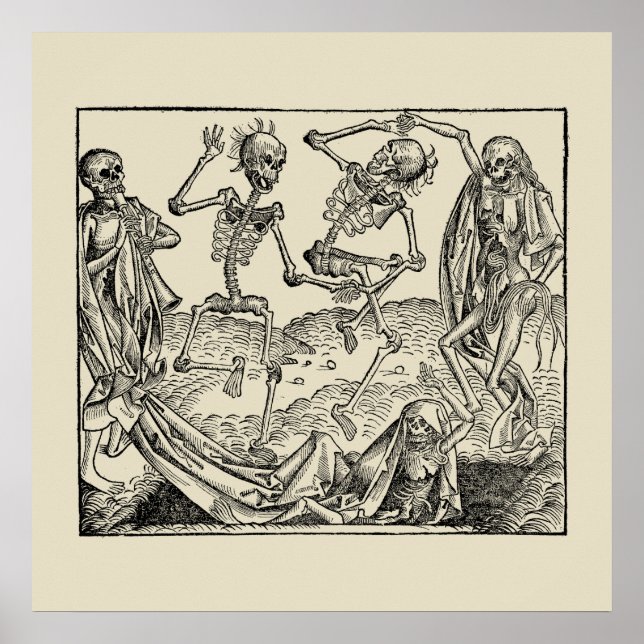 Totentanz / Tanz von Makabre Poster (Vorne)