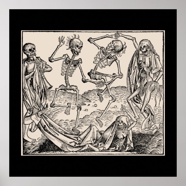 Totentanz / Tanz von Makabre Poster (Vorne)