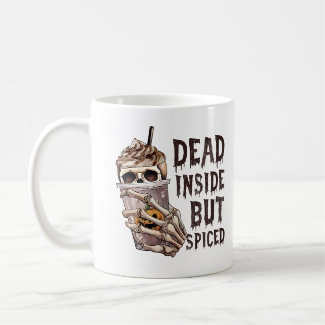 Toter, aber scharfer Halloween-Kaffee Kaffeetasse (Links)
