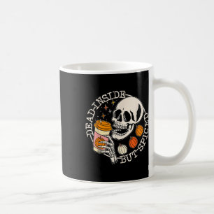 Toter, aber scharfer Kürbiskugel Der Trinkfall des Kaffeetasse