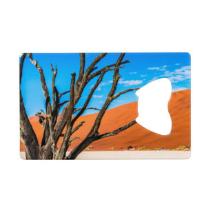 Toter Baum in Deadvlei, Namibia Geldbeutel Flaschenöffner