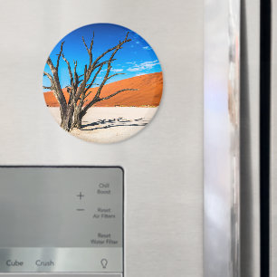 Toter Baum in Deadvlei, Namibia Magnet