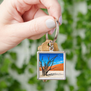 Toter Baum in Deadvlei, Namibia Schlüsselanhänger