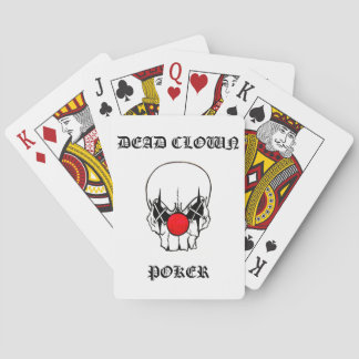 toter Clown-Poker Spielkarten