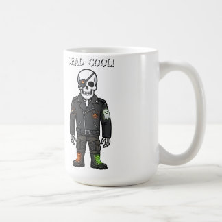 Toter Cooler Skelett Biker | Halloween Kaffeetasse