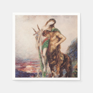 Toter Dichter wird von einem Centaur (Sonnenunterg Serviette