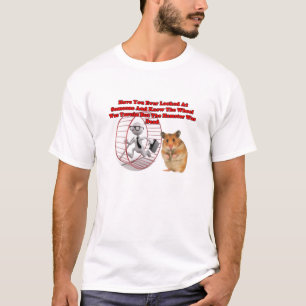 Toter Hamster-Rad-Mann T-Shirt