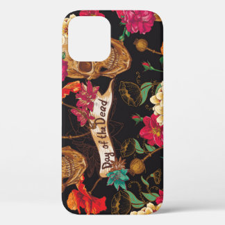Toter Hintergrund der Schädelhaufen Blume Case-Mate iPhone Hülle