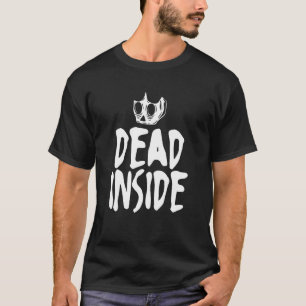 Toter Innerer Ironischer Skelett Geist Dunkle Sonn T-Shirt