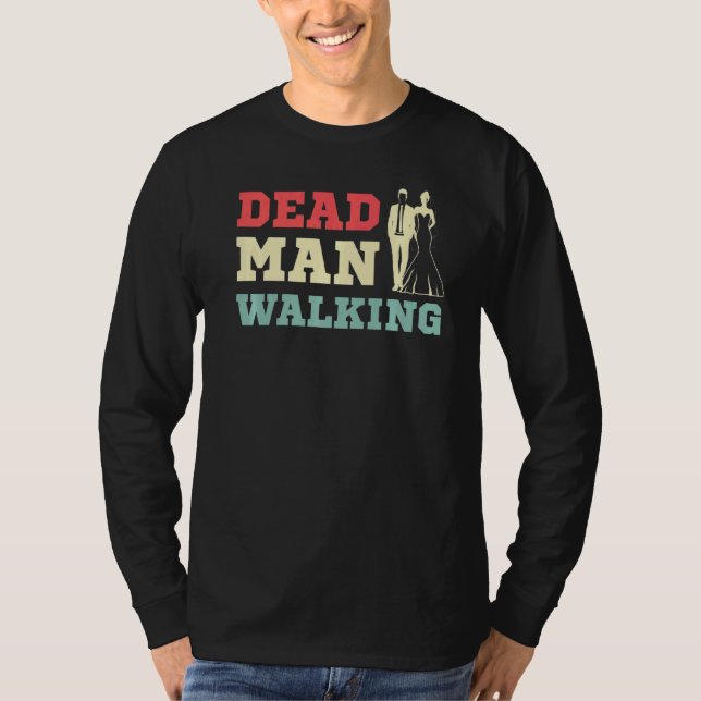 Toter Mann Walking Comedian T-Shirt (Vorderseite)