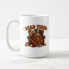 Toter-Müder-Becher – Lustiger Skelett-Kaffeebecher Kaffeetasse