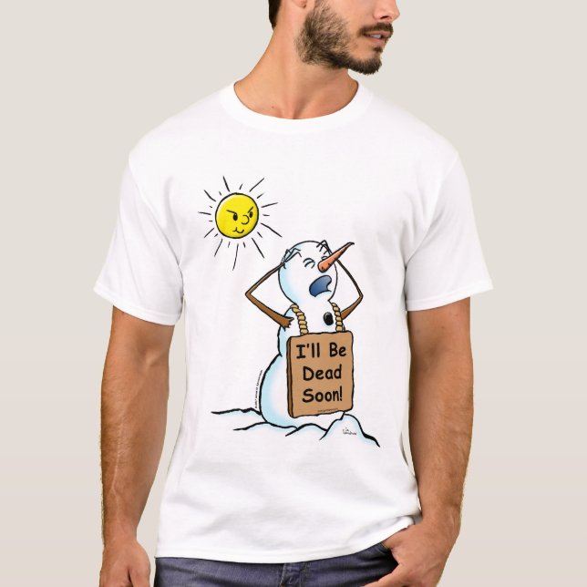 toter Schneemann T-Shirt (Vorderseite)