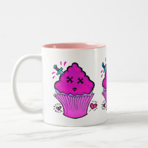 Toter süßer Cupcake-Becher Zweifarbige Tasse