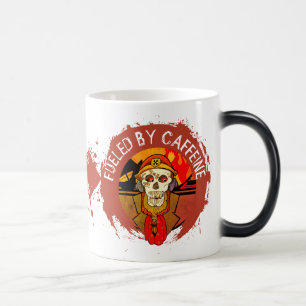 Toter untoter Zombie Koffein Veteran Kaffee Verwandlungstasse