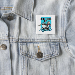 Totes, aber koffeiniertes Kaffeelett Button