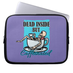 Totes, aber koffeiniertes Kaffeelett Laptopschutzhülle