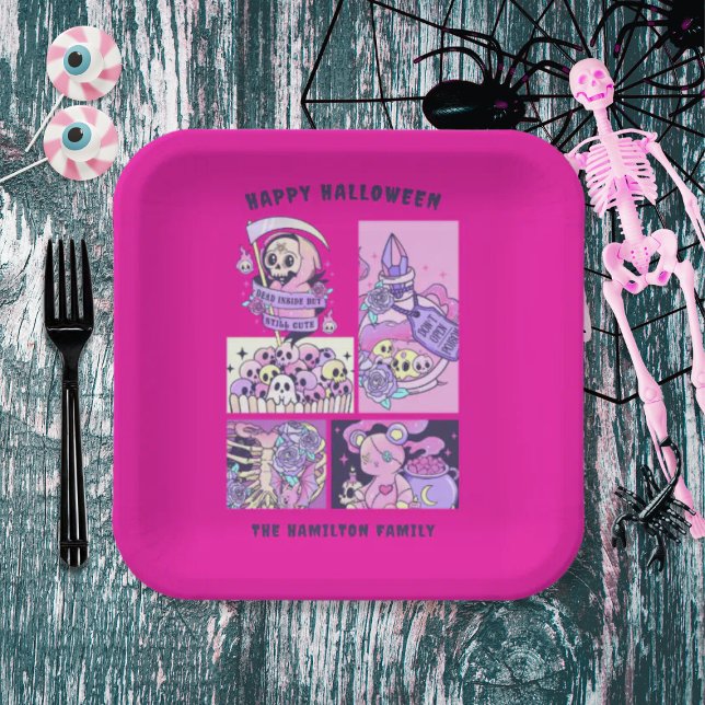 Totes, aber noch Niedliches Halloween Pappteller (Von Creator hochgeladen)