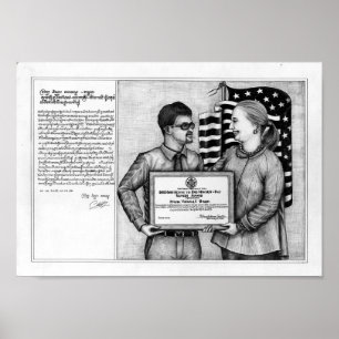 Totes Augen-Plakat von Vannak und von Hillary Poster