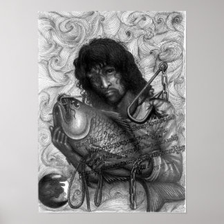 Totes Augenplakat, Vannak auf einem Haken Poster