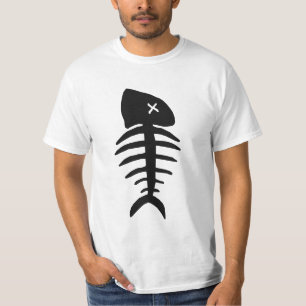 totes Fischskelett T-Shirt
