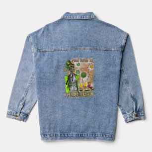 Totes Innen, aber Gefühl Glück Jeansjacke