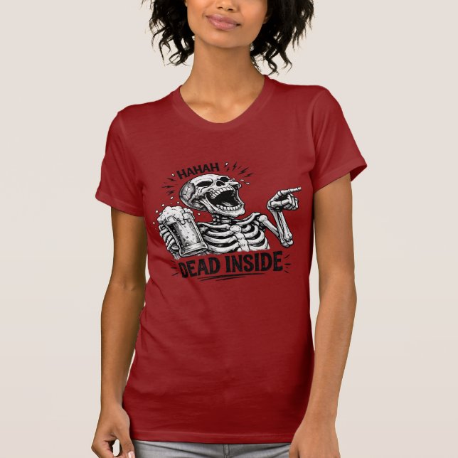 Totes Innenskelett T-Shirt (Vorderseite)