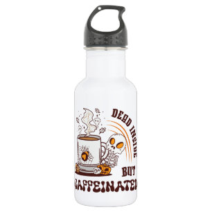 Totes Inneres, aber koffeiniert Edelstahlflasche