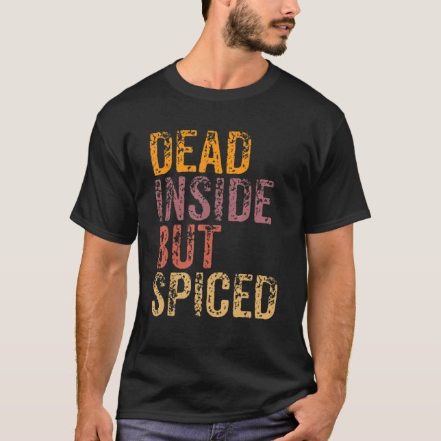 Totes Inside, aber scharf Niedlicher Fall Pumpkin  T-Shirt (Vorderseite)